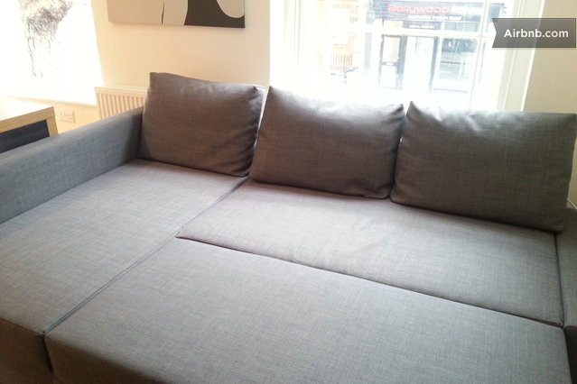 Large L-Shape Sofa Bed, proper comfortable king size bed