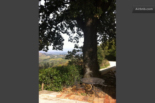 "Casetta" met schitterend uitzicht in Montespertoli